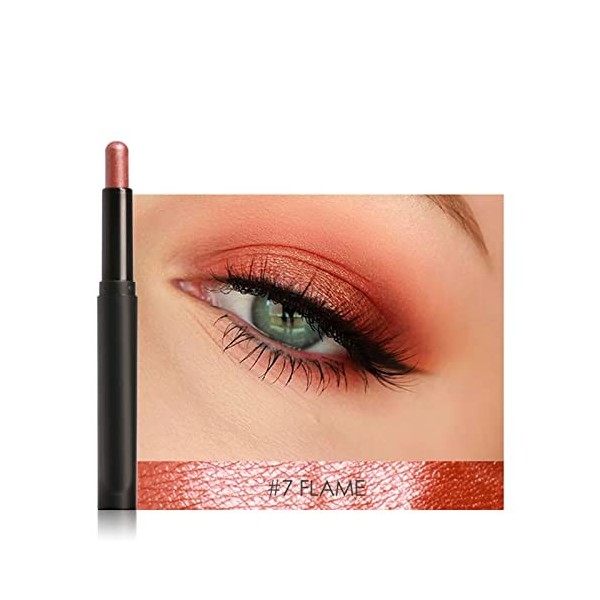 Fard à paupières Pen, 12 couleurs ombre Pen étendu vers à soie Traceur de bâton cosmétique de maquillage Outil 3 