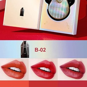 Arc-en-de rouge à lèvres de violon, 3 couleurs en 1 rouge à lèvres changeant de couleur pour guitare, Rouge à lèvres velours 