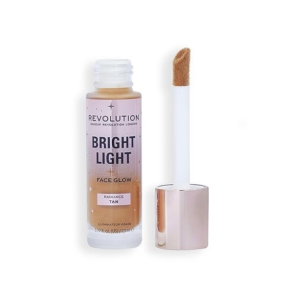 Revolution Bright Light Face Glow, Lueur Éclatante pour le Visage, Teint Lumineux, Illuminate Moyen