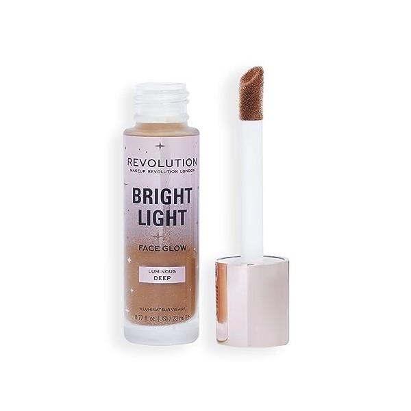 Revolution Bright Light Face Glow, Lueur Éclatante pour le Visage, Teint Lumineux, Illuminate Moyen