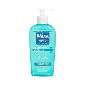 Mixa Expert Peau Sensible - Gel Nettoyant Sans Savon Anti-Imperfections - 200 ml