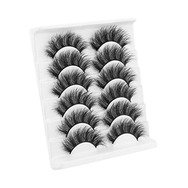 6 paires de faux cils FULL779 