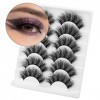 6 paires de faux cils FULL779 