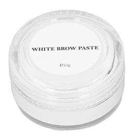 White Mapping Brow Paste, 10g Pâte de Cartographie des Sourcils Lavable pour les Sourcils de Maquillage Permanents