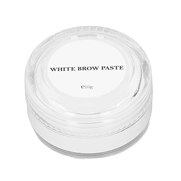 White Mapping Brow Paste, 10g Pâte de Cartographie des Sourcils Lavable pour les Sourcils de Maquillage Permanents