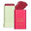 Erinde Bâton de blush crème pour les joues et les lèvres, blush doux et hydratant pour le visage, blush mat naturel, facile à