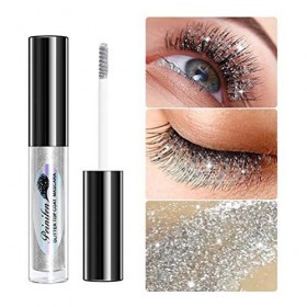 spier Paillettes de Diamant, Mascara de Cils de Mascara de Paillettes Mascara de Cils imperméable de Longue durée pour Le Fes