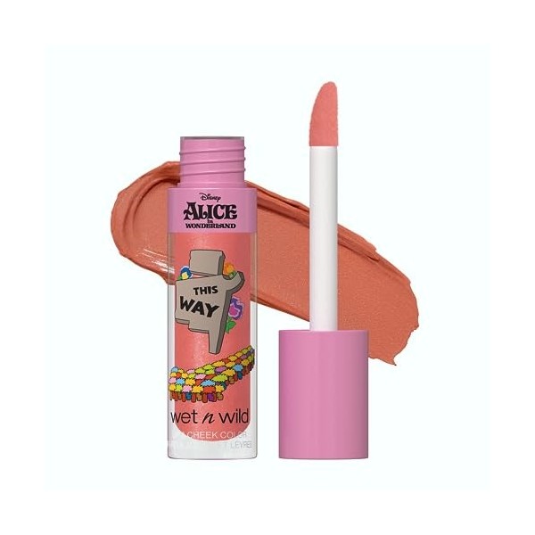 Wet n Wild Brillant à Lèvres dAlice au Pays des Merveilles, à Haute Brillance pour une Finition Miroir, Infusé avec de la Vi