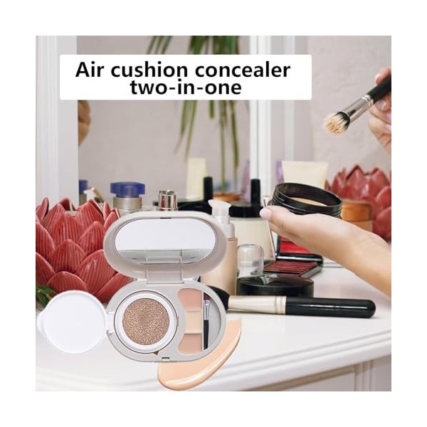 Palette de correction des couleurs - Crème à coussin dair anti-cernes pour le visage,BB Cream – fond de teint à couverture c