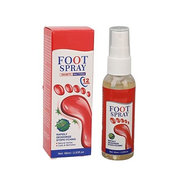 Vaporisateur Dodeurs pour les Pieds, éliminateur Dodeurs pour les Pieds et les Chaussures, Vaporisateur Anti-transpirant po