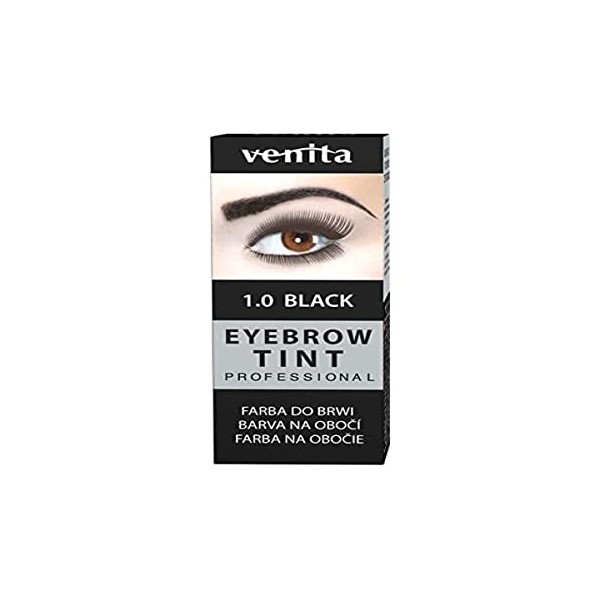 Venita Eyebrow Tint Teinture pour sourcils 1.0 Noir 15 ml