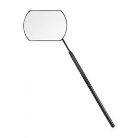 Tomedeks Lash Mirror Portable False Lifter Applicator Supply 1 Piece Square Stainless Steel Removable Mouth Check Eye Makeup 