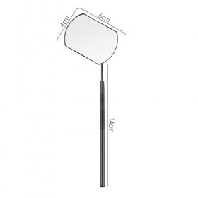 Tomedeks Lash Mirror Portable False Lifter Applicator Supply 1 Piece Square Stainless Steel Removable Mouth Check Eye Makeup 