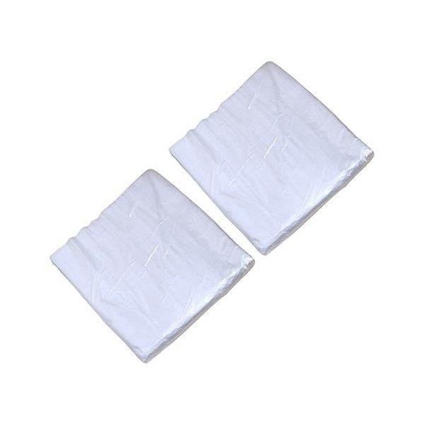 FRCOLOR 2 Paquets De Sacs En Poly Transparents Alèses Jetables Baignoire Pédicure Doublures De Bain Pour Pieds Doublures En P