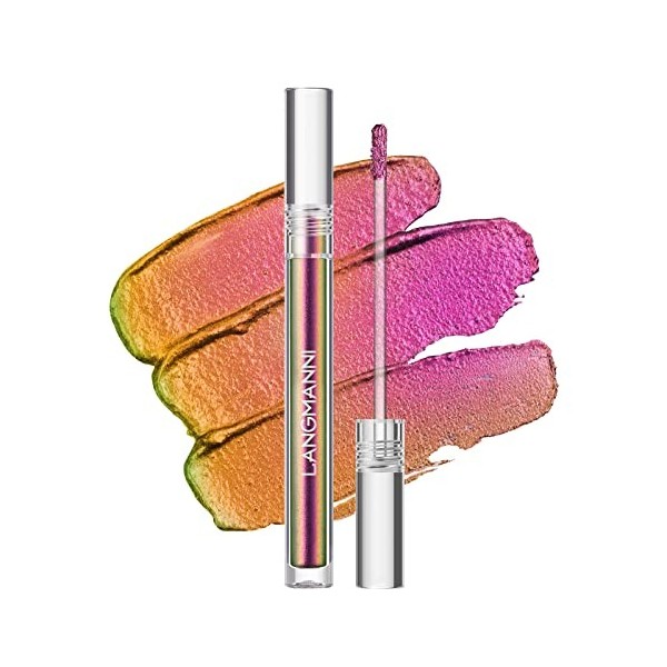 Multichrome Chameleon Liquide Fard À Paupières High Pigment Multi-Reflective Glitter Shimmer Métallique Liquid Eyeshadow Long