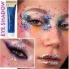 Teekerwan 6 paillettes de visage, Concert Glitter gel, Face Eye Hair Festival carnaval accessoires maquillage, Brillant corps