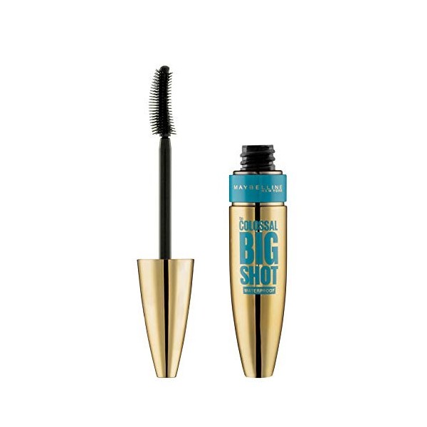 Maybelline New York Mascara Volume Waterproof VolumExpress The Colossal Big Shot Leather Black Waterproof 9.5ml