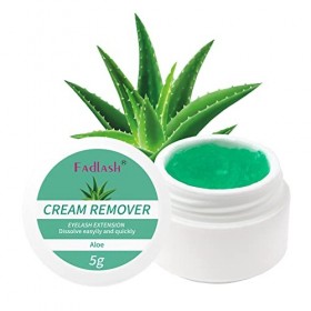 FADLASH Crème Dissolvante Colle Pour Extensions de Cils Etrait Doux et Rapide Pour des Cils Dissolvant Colle de Cils Anti-all