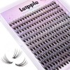 240 Pcs Cils Volume Cluster Faux Cils 9-14mm Individuel DIY Extensions de Cils Réutilisable Cluster Faux Cils Volume Russe Cl