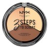NYX Professional Makeup Contouring - 3 Steps to Sculpt Face Sculpting Palette - Fair
