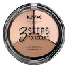 NYX Professional Makeup Contouring - 3 Steps to Sculpt Face Sculpting Palette - Fair