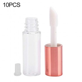 10 pcs 1.2 ml Lip Gloss Tube DIY Petit Rouge À Lèvres Tube Vide Lipgloss Bouteille Tube Cosmétique Conteneur avec Plug pour M