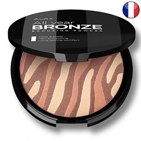 Bronzer Terre de soleil Visage & Corps Safary Trip par Aura Cosmetique Terra cotta 100% Made in EUROPE