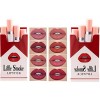 4 Pcs Little Tube Cigarette Rouge à Lèvres Mat Velours Rouge à Lèvres Baume à Lèvres, Teinture à Lèvres Longue Durée 24 Heure