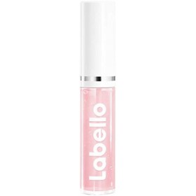 Labello Lip Gloss Transparent 5,5 ml pour des lèvres naturellement brillantes, huile à lèvres hydratante sans huiles minéra