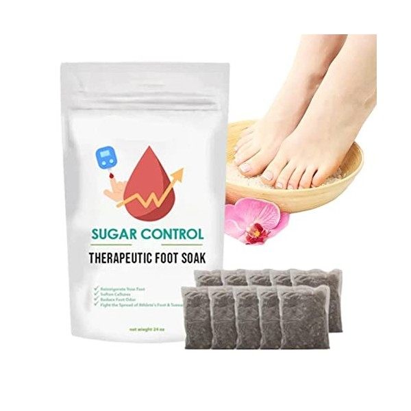 Bain de pieds anti-sucre | 10 comprimés effervescents pour bain de pieds - Spa de réflexologie plantaire Massage relaxant, na