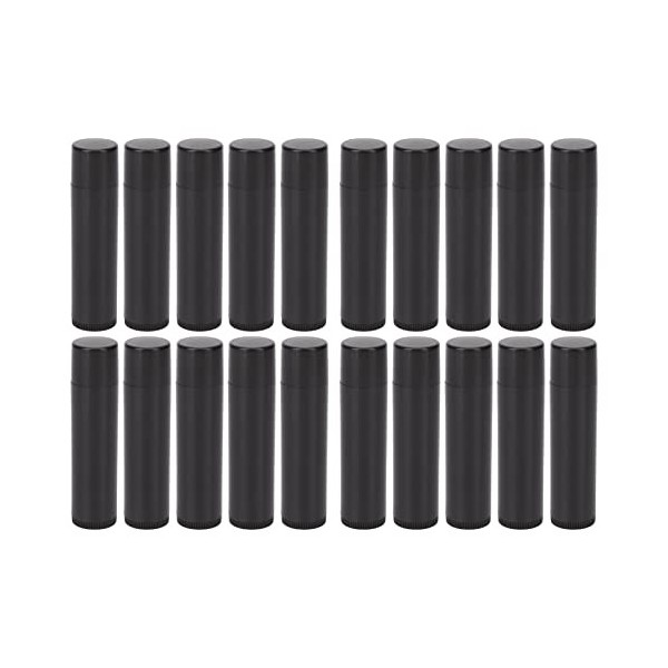 20pcs 4,2g Tubes de Rouge à Lèvres DIY, Tube de Baume à Lèvres DIY Rechargeable Vide pour DIY Lèvres, Tube Vide de Rouge à Lè