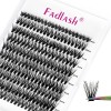 FADLASH DIY 40 Root Cils Cluster Extension Cils Individuels Faux Cils Individuelle Bouquet Cils 0.07-D Curl