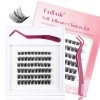 FADLASH DIY 40 Root Cils Cluster Extension Cils Individuels Faux Cils Individuelle Bouquet Cils 0.07-D Curl