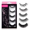 Jessup Faux Cils Volume Faux Cils,5 paires 3D Curl faux cils en faux vison,vaporeux, épais, moelleux, réutilisable à la main 