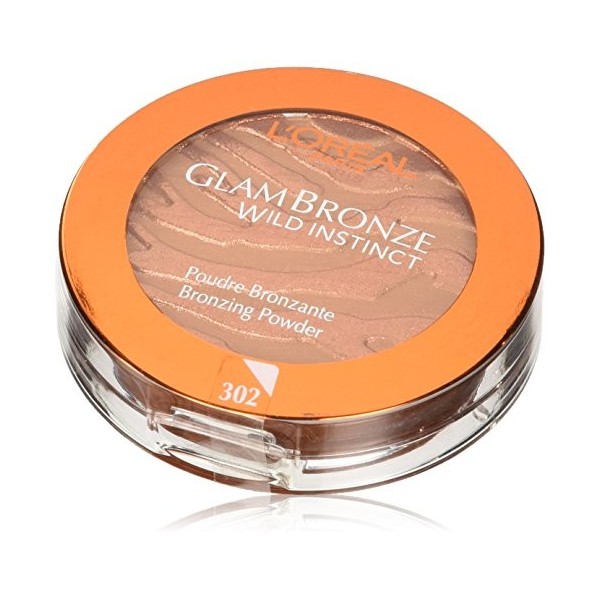 LOreal Glam Bronze Medium Walk on The Wild Side Instinct Poudre bronzante 7,5 g Numéro 302