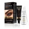 REVERS Henné crémeux pour les sourcils HENNA PRO COLORS à lhuile dargan et à lhuile de ricin 30ml 1.0 NOIRE 