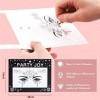 Clundoo 6PCS Autocollant de visage, Strass Maquillage Tatouage Temporaire, Tatouage Temporaire Strass Visage, Bijoux de Visag