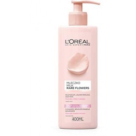 L’OREAL PARIS FLEURS RARES LAIT DÉMAQUILLANT PEAU SÈCHE ET SENSIBLE 400ML