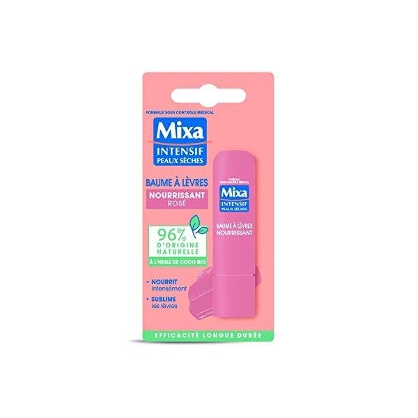 Mixa Baume à Lèvres Nourrissant Rouge Cerise, 1 Unité Lot de 1 