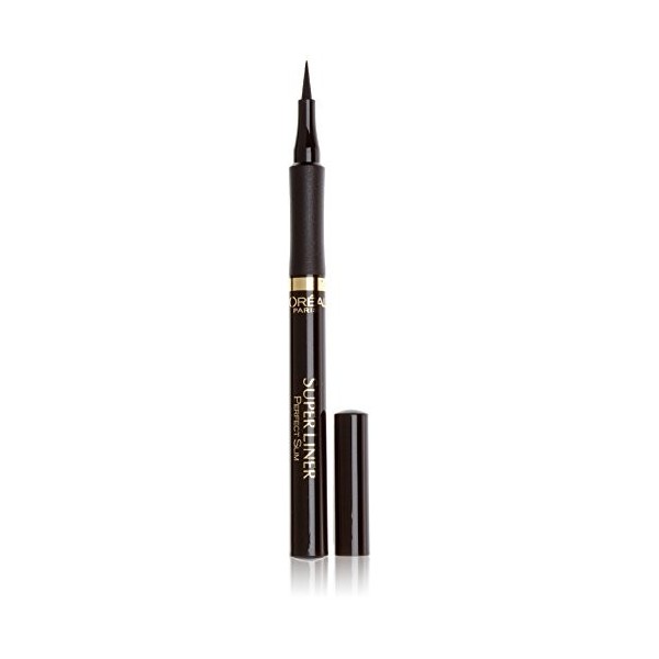 LOréal Paris Super Liner Perfect Slim Intense Black Eyeliner ultra-précis avec pointe en feutre spéciale et couleur intense 