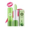 Yuccer 3 Pièce Aloe Vera Baume a Levre Teinté Réparateur Rouge a Levre Magique Hydratant Glosse Longue Tenue Brillant à Lèvre