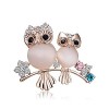 Cristal Papillon Hibou Broche Vintage Opale Strass Broche Broche Antique Animal Poitrine Broche Bijoux pour Femmes Filles Ch