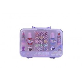 Lip Smacker Mini Beautyset, Ensemble pour Enfants : 11 Brillants à Lèvres, 2 Vernis et 6 Ombres à Paupières, Ensemble Tendanc