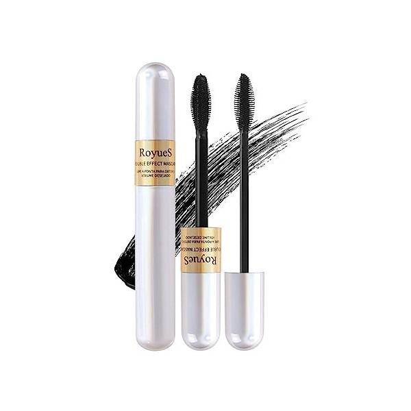 Mascara Cils Imperméable| Mascara Noir Épais Imperméable | Mascara Pour Cils Longs Et Épais, Cils Doux Et Complets, Maquillag