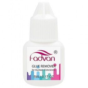 FADVAN Dissolvant de Colle pour Cils Remover Forme Liquide Fluide Transparente, Douce et Non Irritante, Dissolvant Hypoallerg