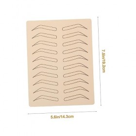 minkissy 4 Feuilles Maquillage Trucs Tatouage Peau Pratique Sourcils Pratique Peau Tatouage Faux Sourcils Pratique Outils Acc