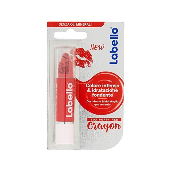 Crayon stick coquelicot rouge