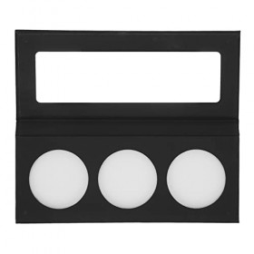 Palette de maquillage vide bricolage, palette de fard à paupières vide à 3 compartiments ABS étanche pour la maison