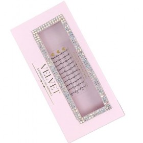Velvet Extension Love Your Lashes - Volume russe Strass-Lash taille mix Diamètre - 0.07D, Longueur - Mix