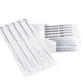 Ensemble daiguilles de tatouage - 25 aiguilles de tatouage mixtes 1RL,3RL,5RL,7RL,9RL Aiguilles pistolet tatouage stériles j